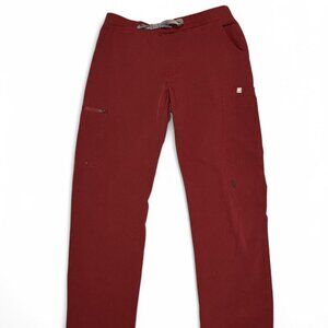 Figs Burgundy medical pants
